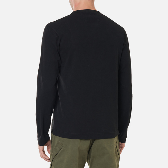 Мужской лонгслив C.P. Company Brushed Jersey Black