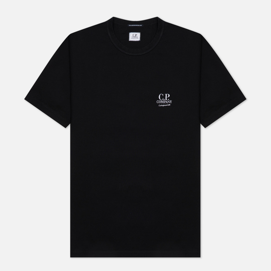 Мужская футболка C.P. Company Mercerized Jersey Garment Dyed Black