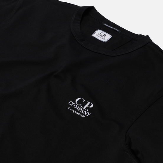 Мужская футболка C.P. Company Mercerized Jersey Garment Dyed Black