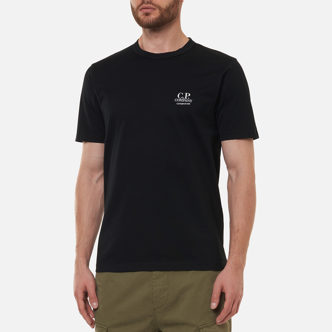 C.P. Company Мужская футболка Mercerized Jersey Garment Dyed