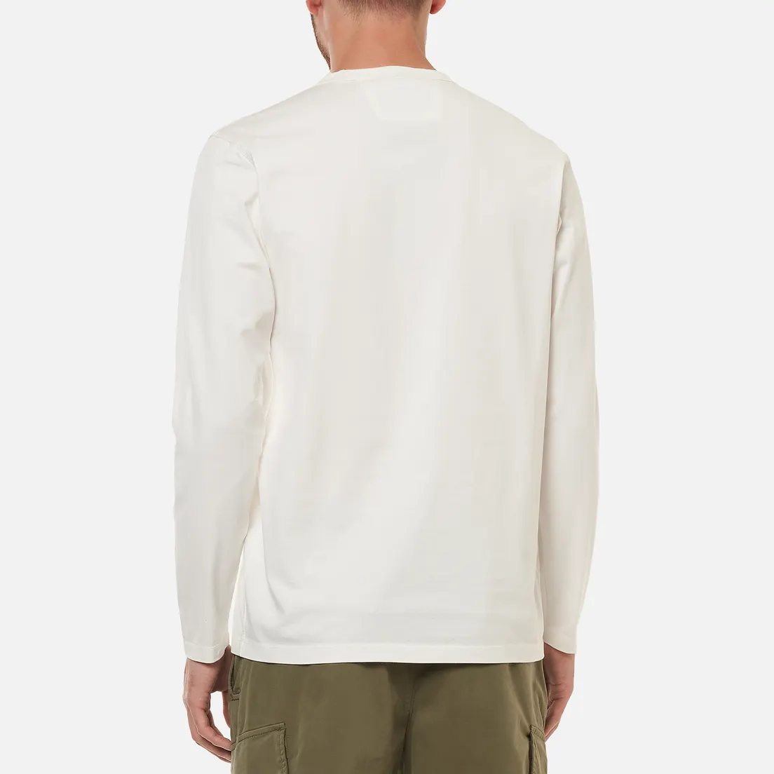 C.P. Company Мужской лонгслив Mercerized Jersey Garment Dyed