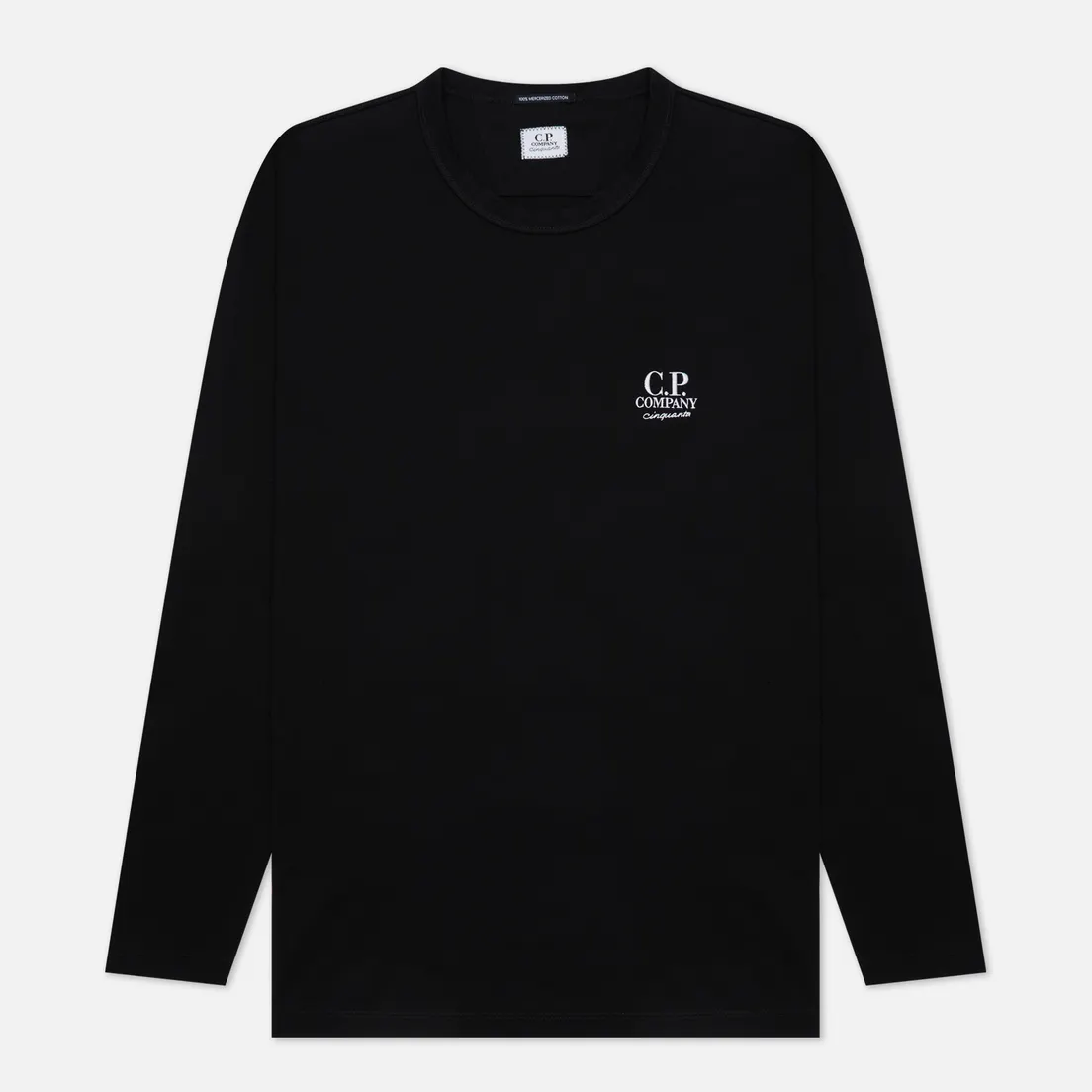 C.P. Company Мужской лонгслив Mercerized Jersey Garment Dyed