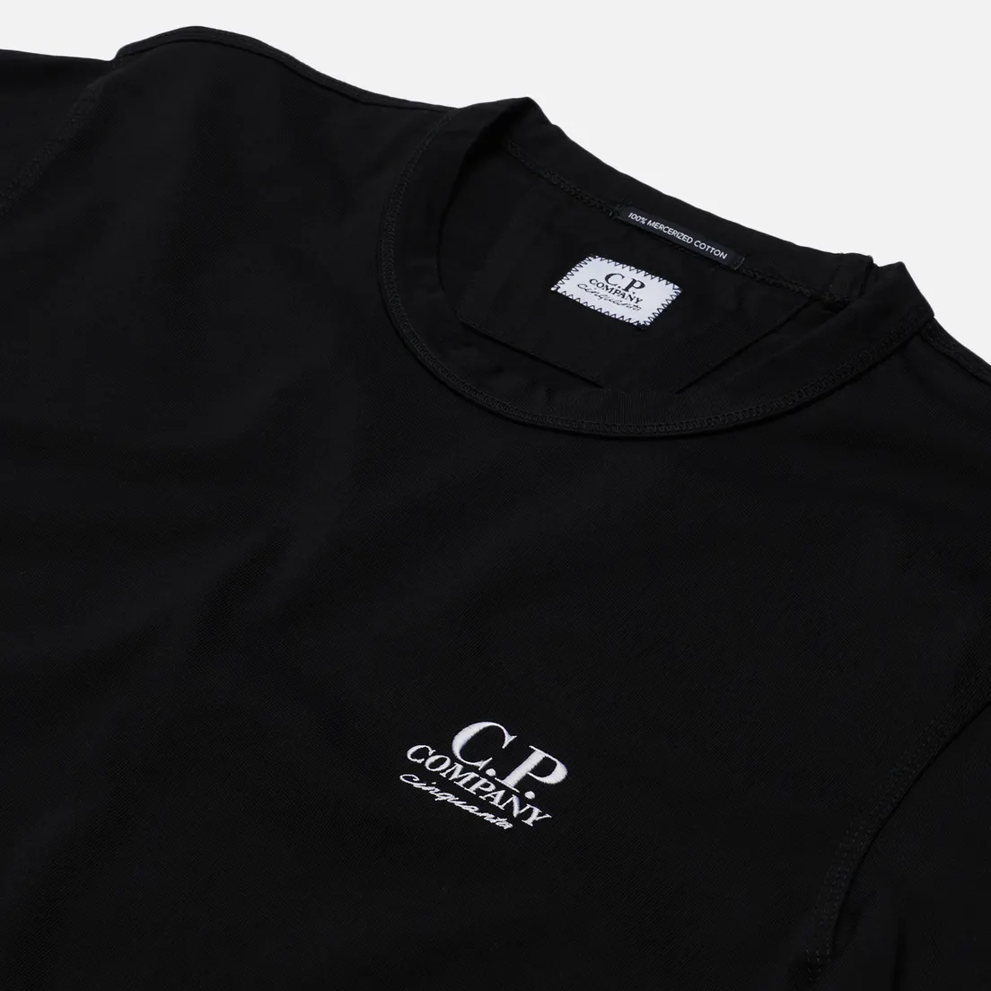 C.P. Company Мужской лонгслив Mercerized Jersey Garment Dyed