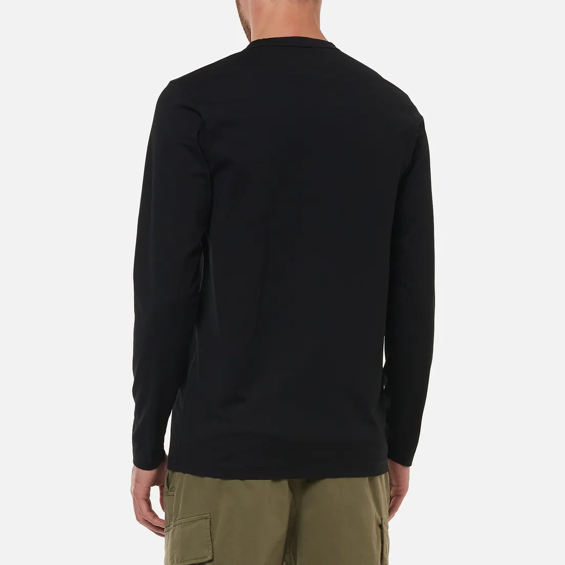 C.P. Company Мужской лонгслив Mercerized Jersey Garment Dyed
