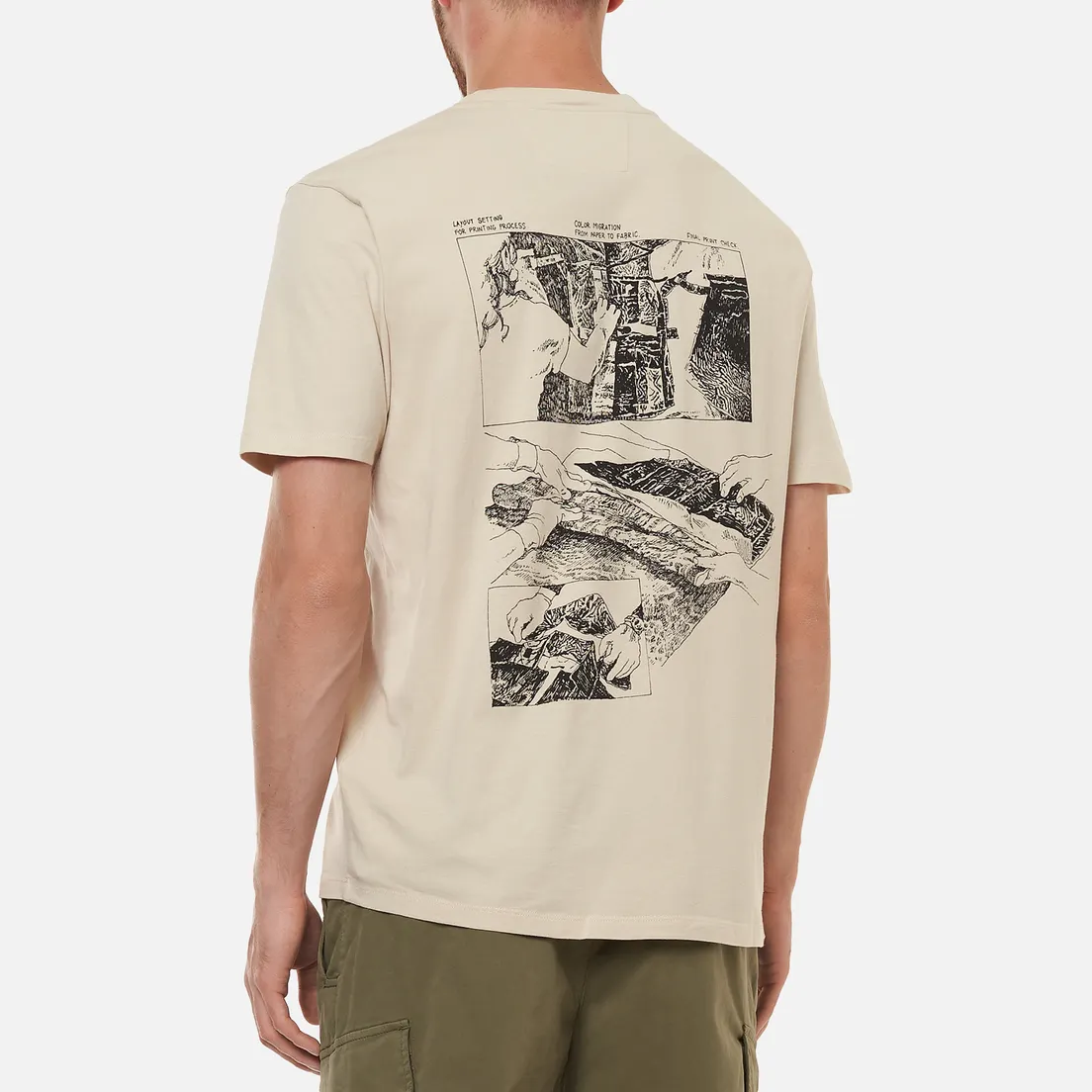 C.P. Company Мужская футболка Jersey Craftworks Back Print