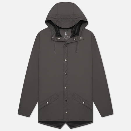 Мужская куртка дождевик RAINS Jacket, цвет серый, размер L-XL
