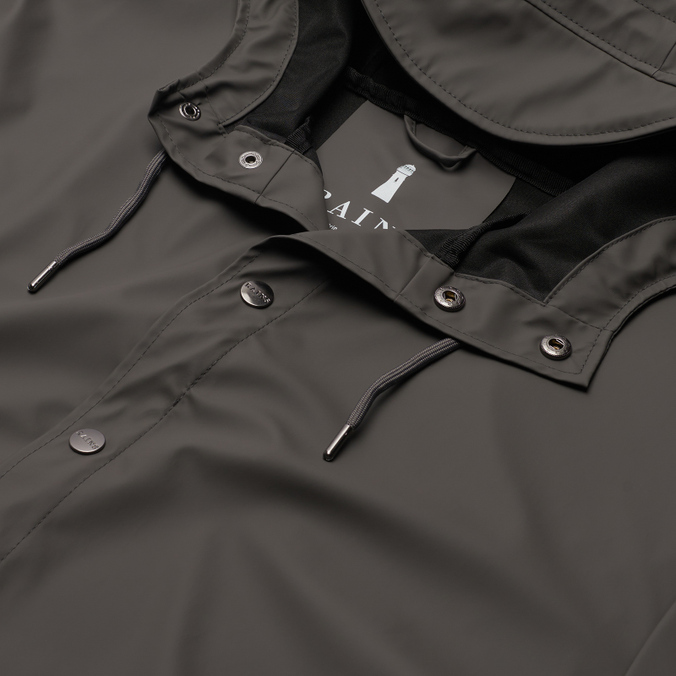 Мужская куртка дождевик RAINS, цвет серый, размер XS-S 1201-18 Jacket - фото 2