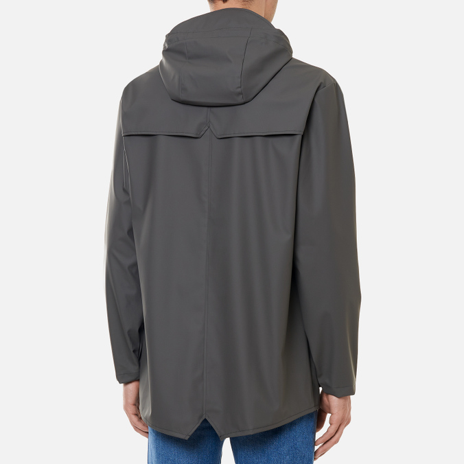 Мужская куртка дождевик RAINS, цвет серый, размер XS-S 1201-18 Jacket - фото 4