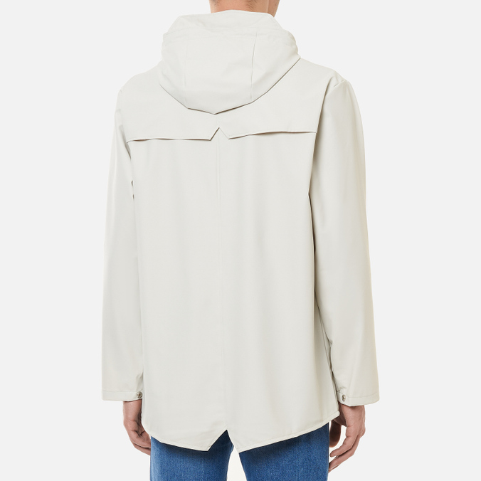 Мужская куртка дождевик RAINS, цвет белый, размер XS-S 1201-58 Jacket - фото 4