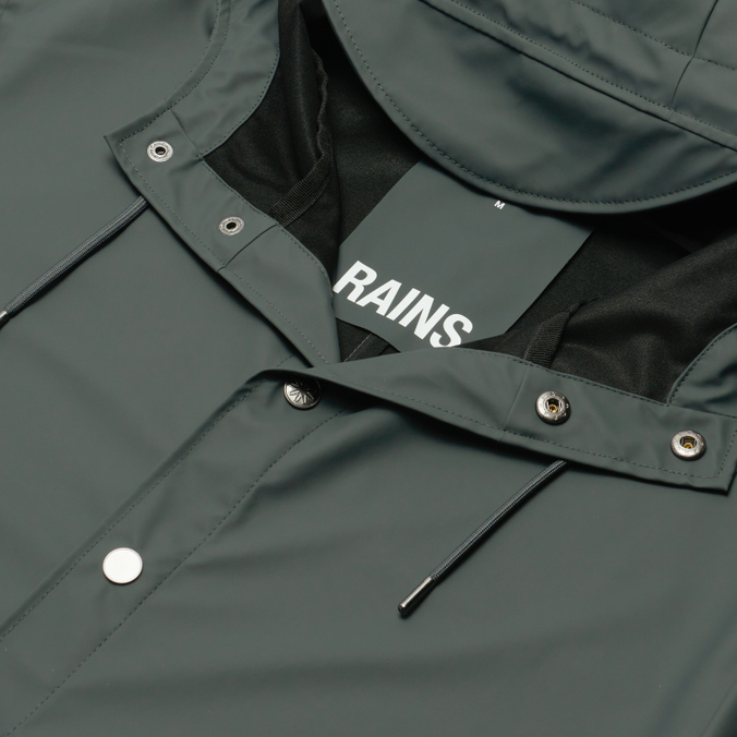 Мужская куртка дождевик RAINS, цвет серый, размер S 12010-05 Classic Short Hooded - фото 2