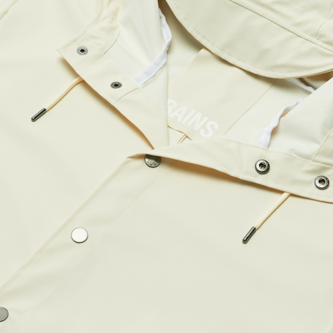 Мужская куртка дождевик RAINS, цвет бежевый, размер XL 12010-82 Classic Short Hooded - фото 2