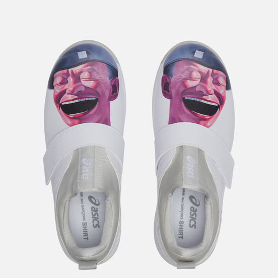 Кроссовки ASICS x Comme des Garcons SHIRT x Yue Minjun Print Winjob CP303 White/White