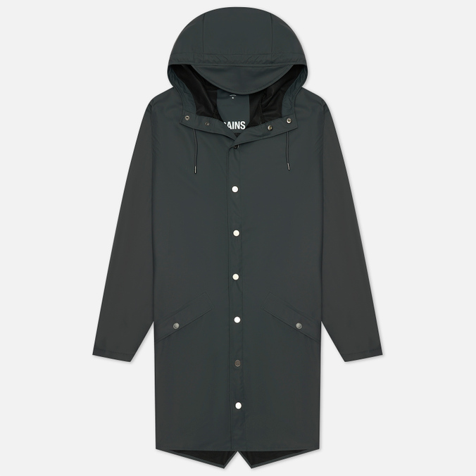 Мужская куртка дождевик RAINS, цвет серый, размер XL 12020-05 Classic Long Hooded - фото 1