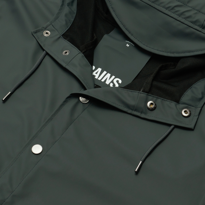 Мужская куртка дождевик RAINS, цвет серый, размер XL 12020-05 Classic Long Hooded - фото 2