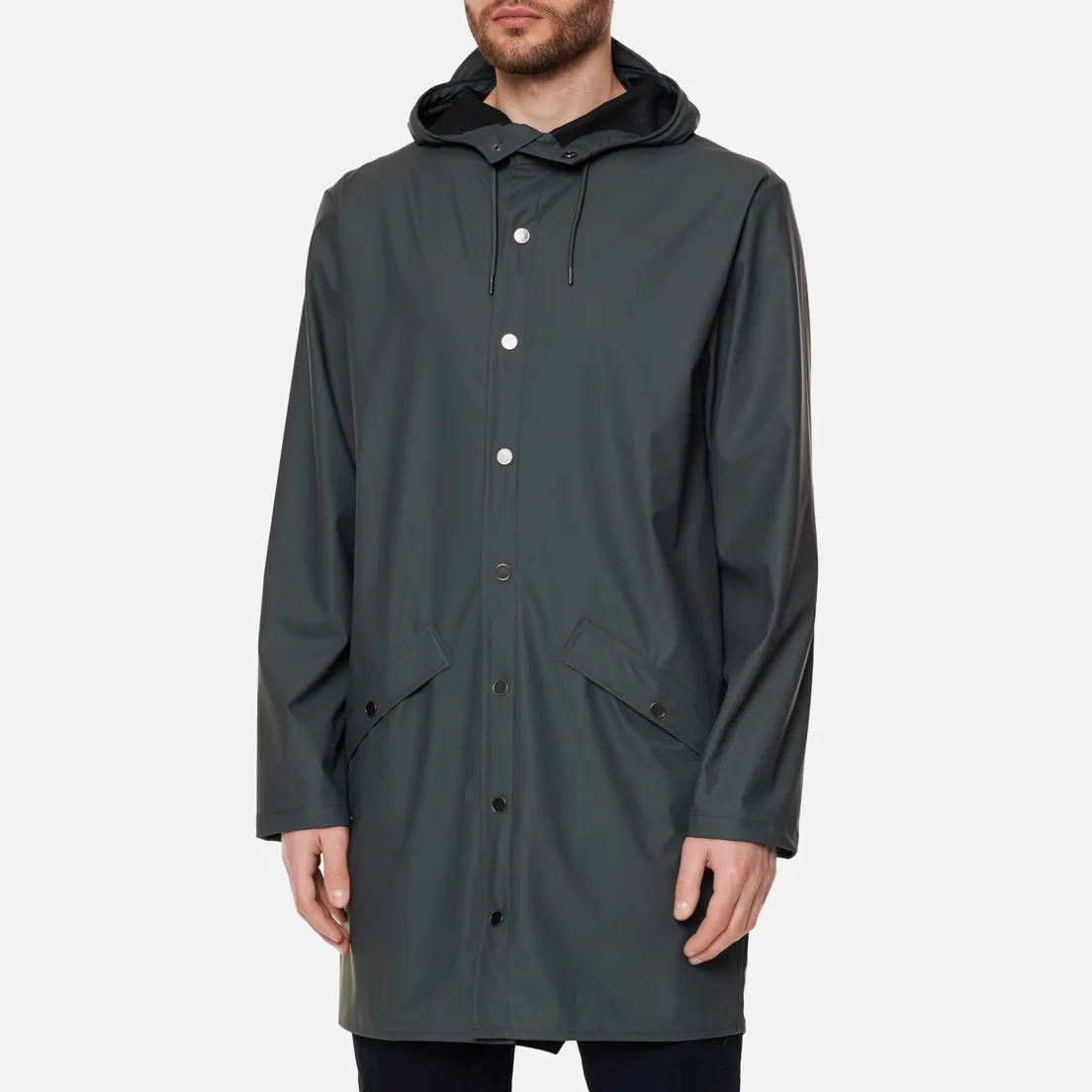 RAINS Мужская куртка дождевик Classic Long Hooded
