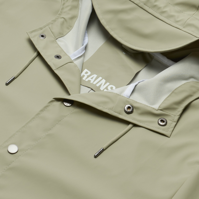 Мужская куртка дождевик RAINS, цвет серый, размер XL 12020-80 Classic Long Hooded - фото 2