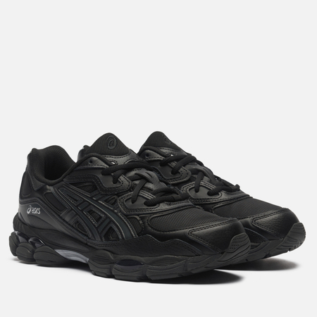 Кроссовки ASICS Gel-Nyc Leather, цвет чёрный, размер 44 EU
