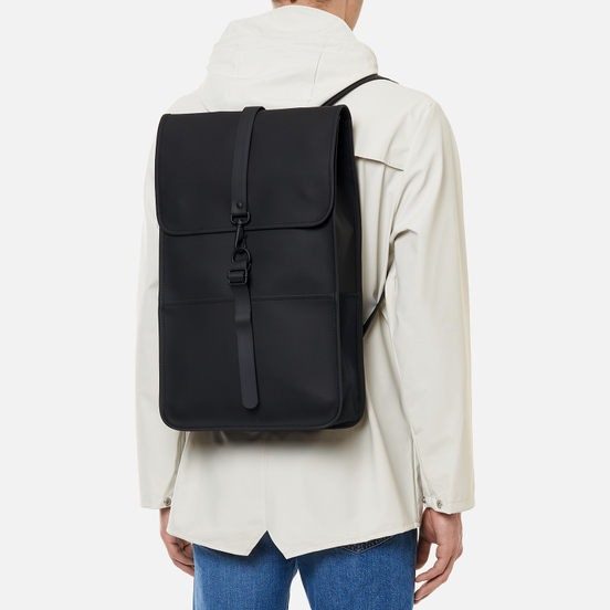 Рюкзак Rains Waterproof Coil Zipper Black