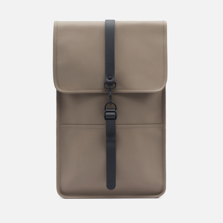 Рюкзак RAINS Waterproof Coil Zipper, цвет бежевый