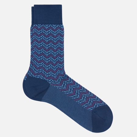 Носки Falke Colour Waves, цвет синий, размер 41-42 EU