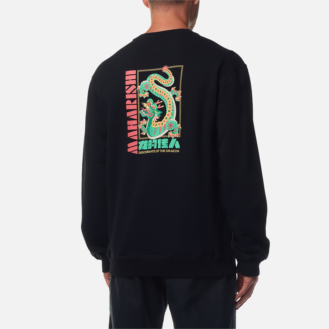 maharishi Мужская толстовка x Allister Lee Year Of The Dragon Crew Neck