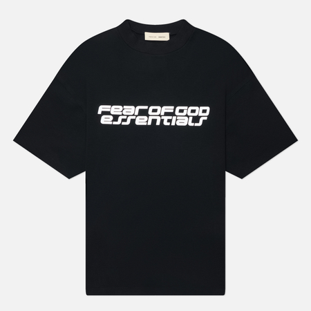 Мужская футболка Fear of God ESSENTIALS Ponte 90s, цвет чёрный, размер S