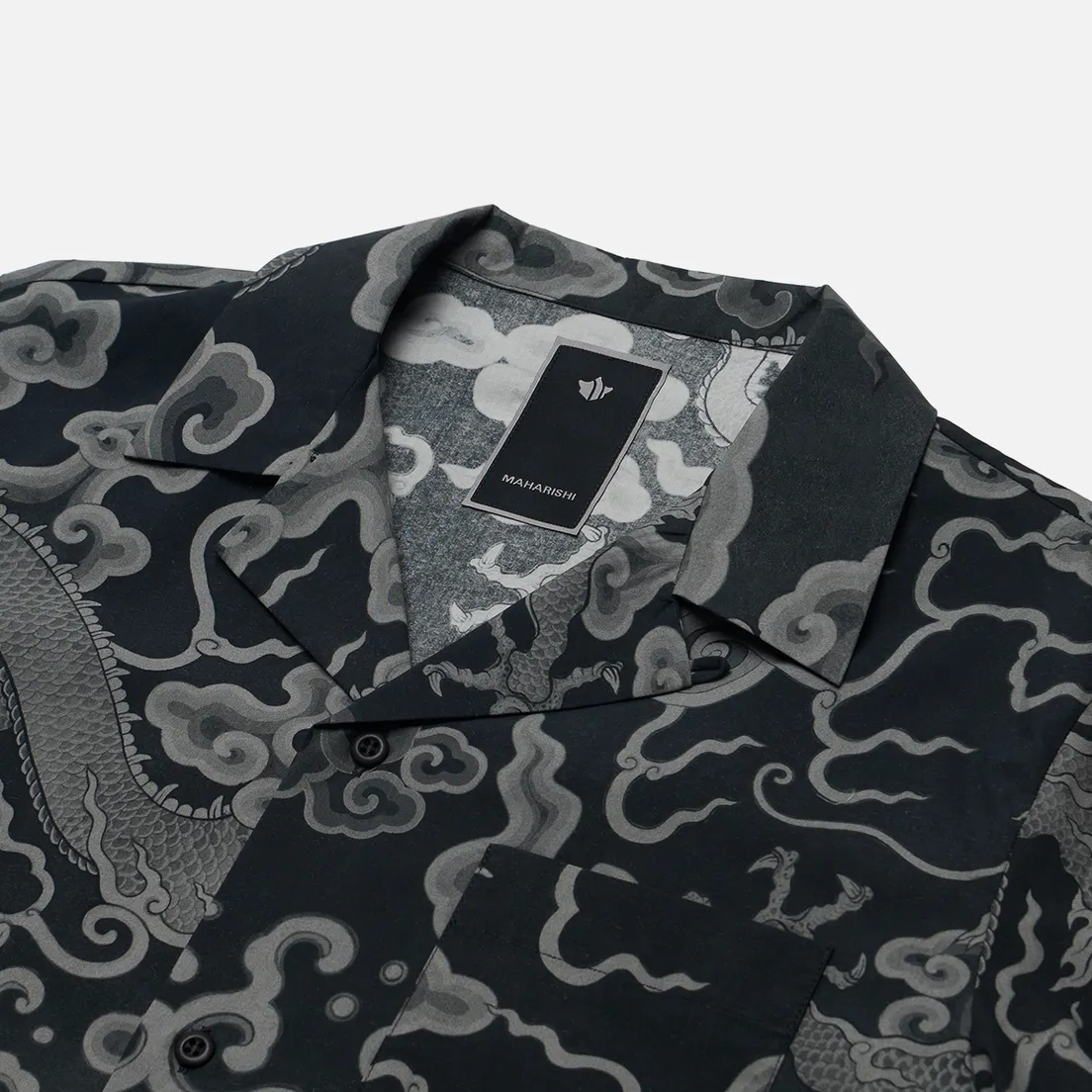 maharishi Мужская рубашка Cloud Dragon Camp Collar