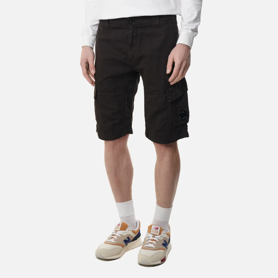 C.P. Company Мужские шорты Cotton/Linen Cargo