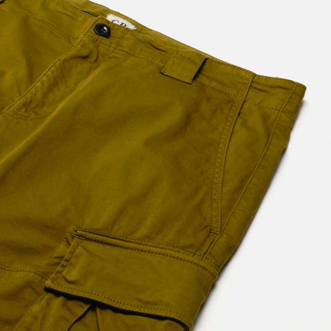 Мужские брюки C.P. Company, цвет зелёный, размер 48 12CMPA056A005694G 698 Pro-Stretch Sateen Cargo Ergonomic Fit - фото 2