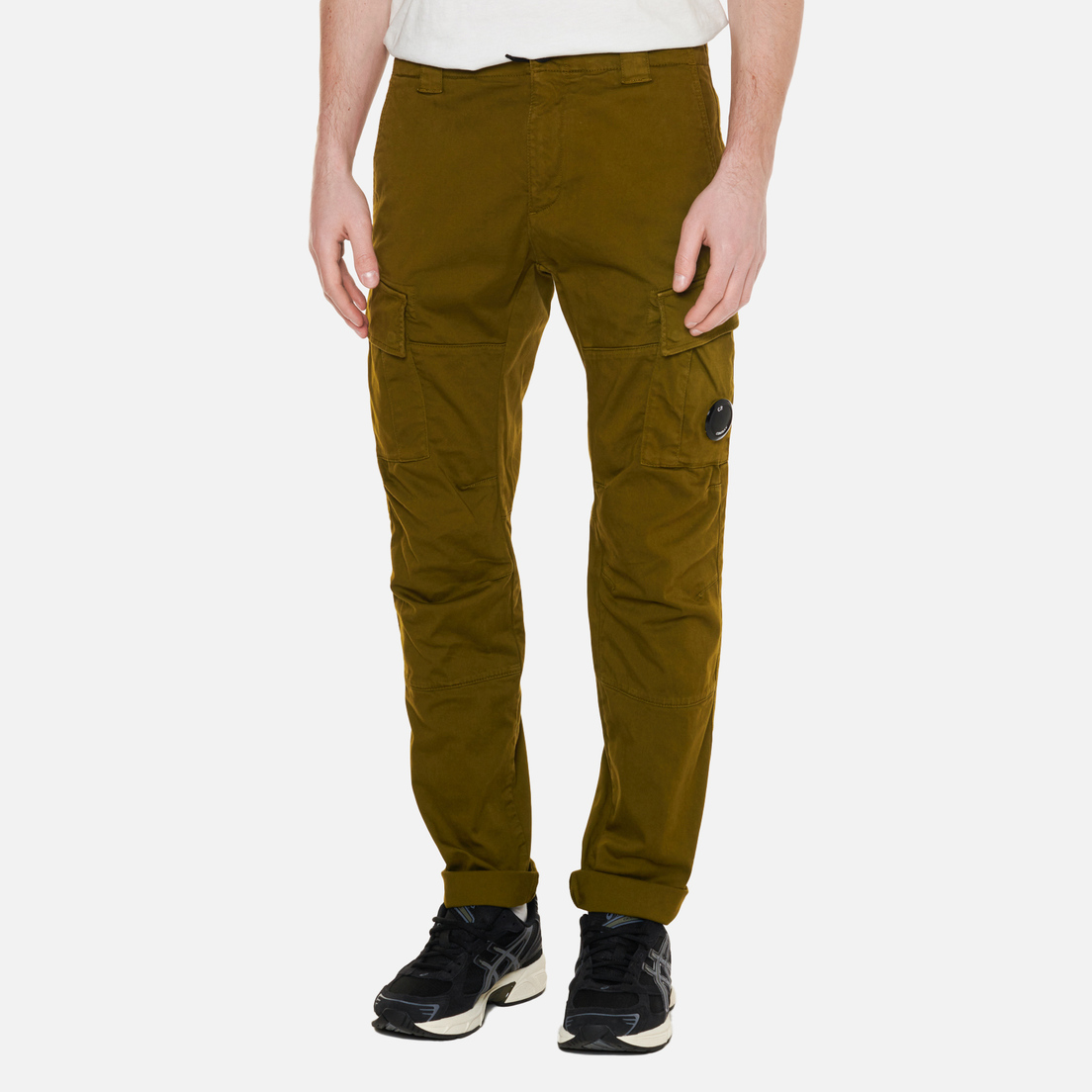 C.P. Company Мужские брюки Pro-Stretch Sateen Cargo Ergonomic Fit