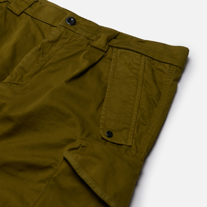 Мужские брюки C.P. Company, цвет зелёный, размер 54 12CMPA059A005694G 698 Pro-Stretch Sateen Cargo Loose Fit - фото 2