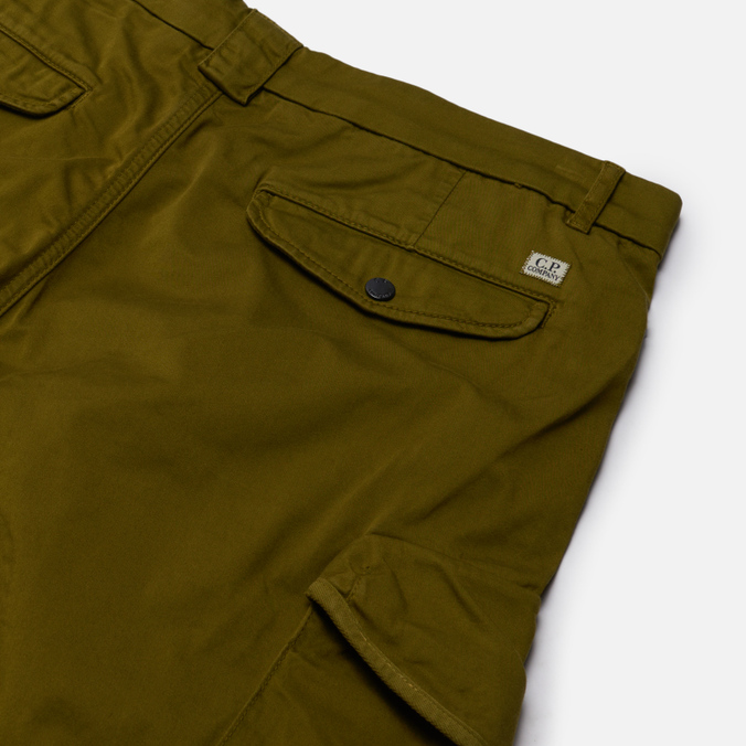 Мужские брюки C.P. Company, цвет зелёный, размер 54 12CMPA059A005694G 698 Pro-Stretch Sateen Cargo Loose Fit - фото 3