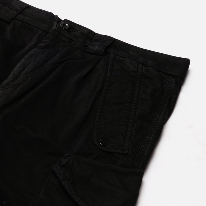 Мужские брюки C.P. Company, цвет чёрный, размер 50 12CMPA059A005694G 999 Pro-Stretch Sateen Cargo Loose Fit - фото 2