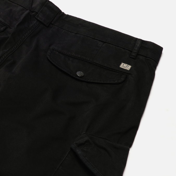 Мужские брюки C.P. Company, цвет чёрный, размер 50 12CMPA059A005694G 999 Pro-Stretch Sateen Cargo Loose Fit - фото 3