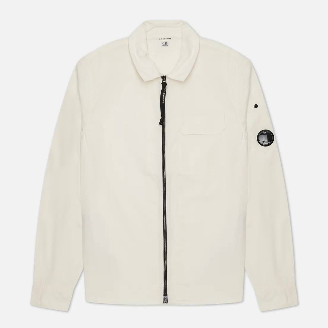 C.P. Company Мужская рубашка Emerized Gabardine Zipped