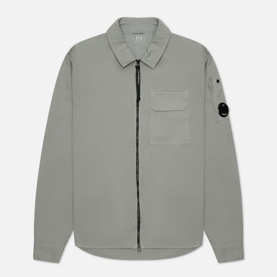 C.P. Company Мужская рубашка Emerized Gabardine Zipped