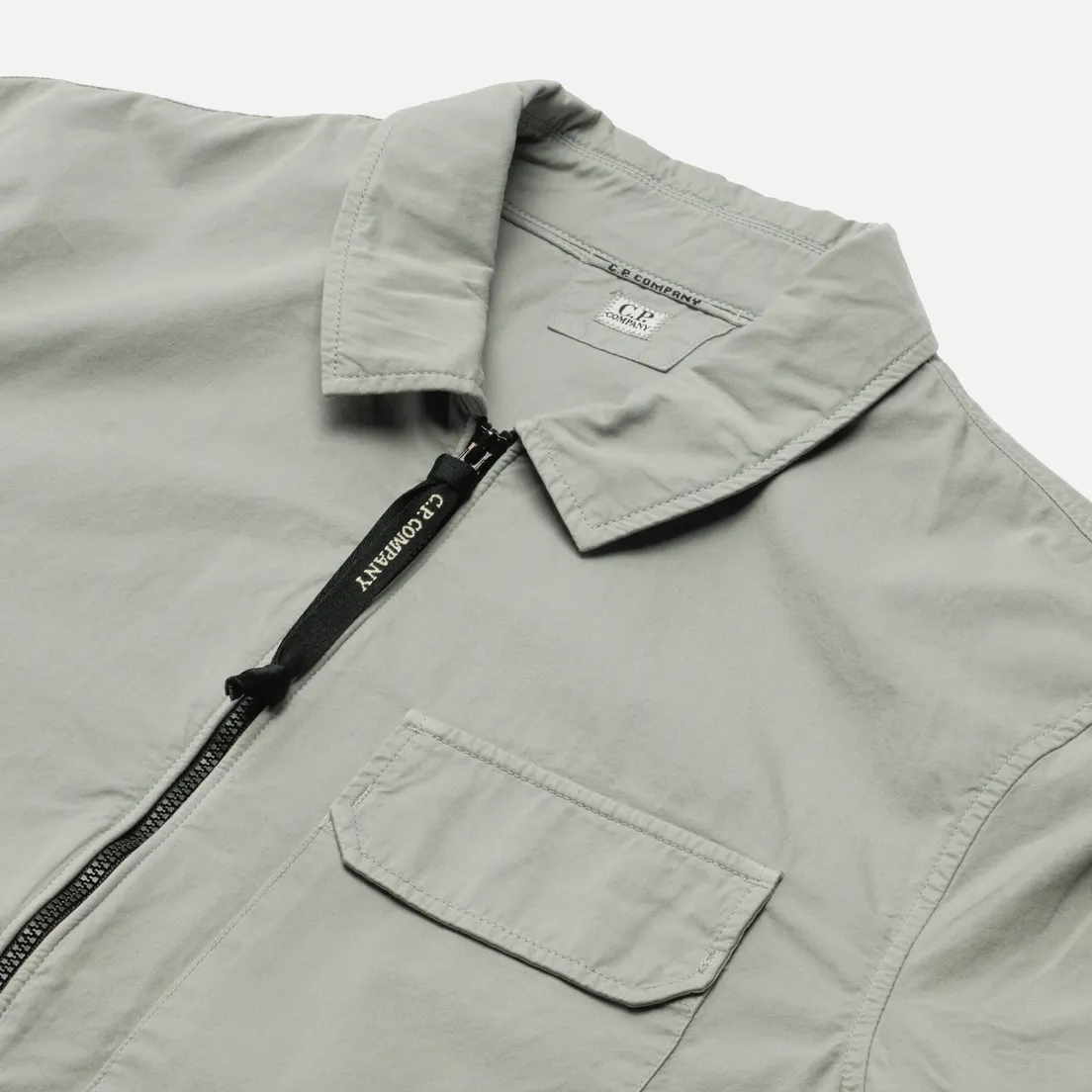 C.P. Company Мужская рубашка Emerized Gabardine Zipped