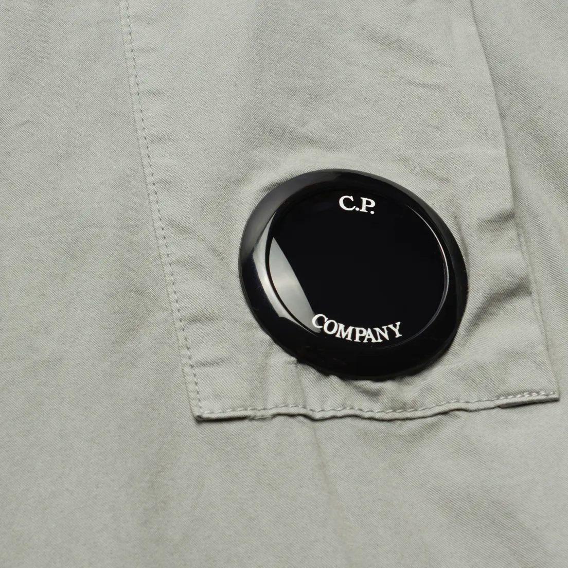 C.P. Company Мужская рубашка Emerized Gabardine Zipped