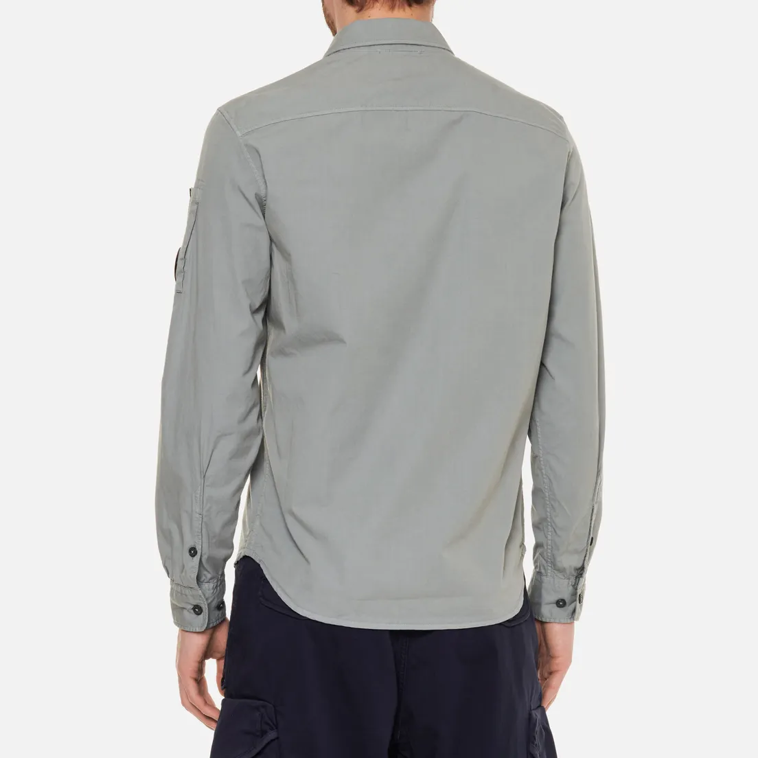 C.P. Company Мужская рубашка Emerized Gabardine Zipped