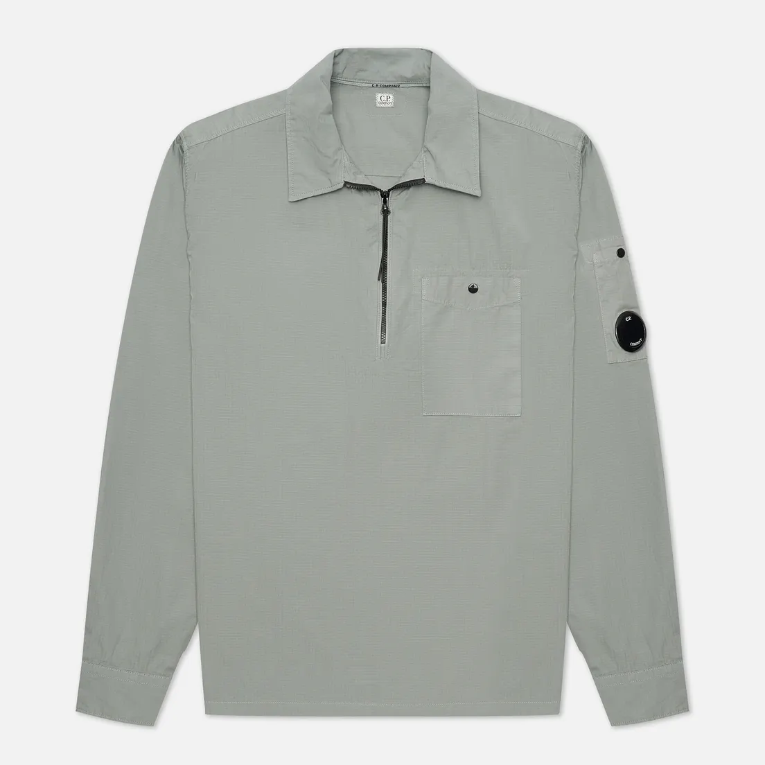 C.P. Company Мужская рубашка Cotton Ripstop Half Zip