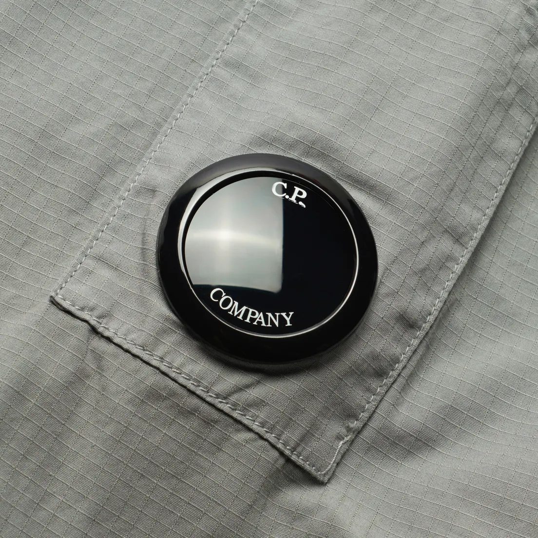 C.P. Company Мужская рубашка Cotton Ripstop Half Zip