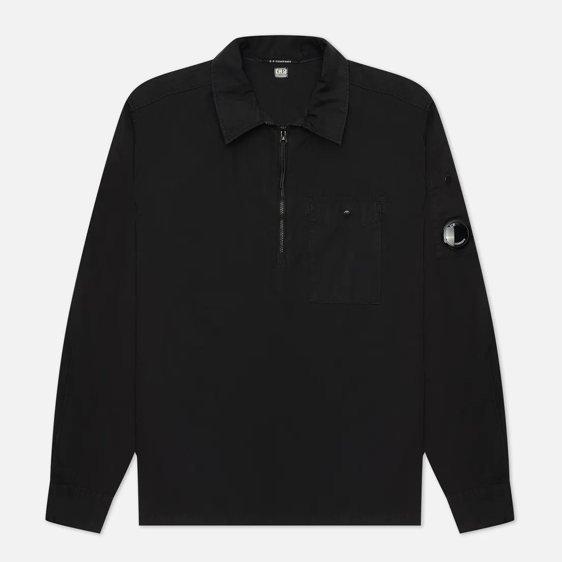 C.P. Company Мужская рубашка Cotton Ripstop Half Zip