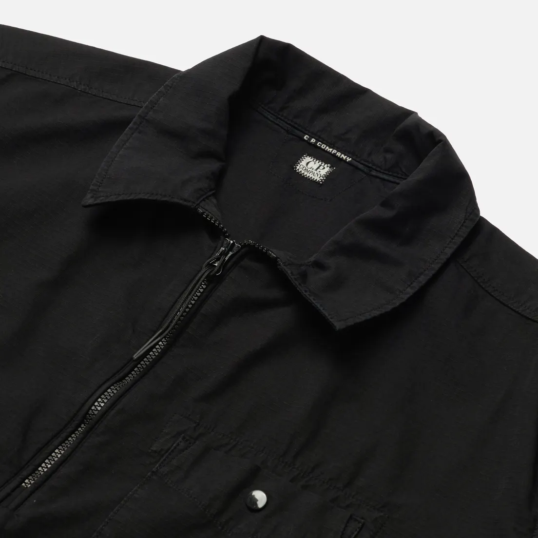 C.P. Company Мужская рубашка Cotton Ripstop Half Zip