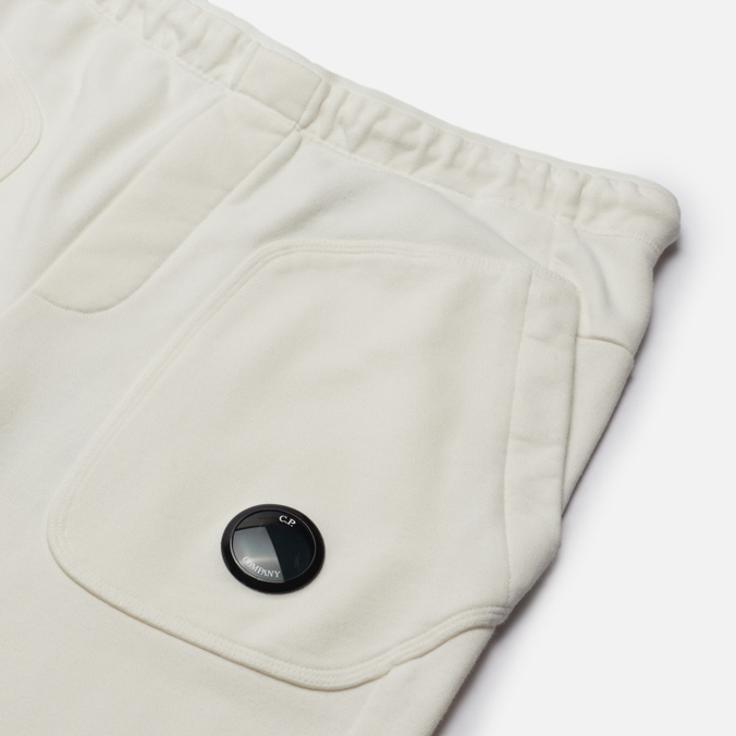 Мужские брюки C.P. Company, цвет белый, размер M 12CMSP118A005086M 103 Diagonal Raised Fleece Mixed - фото 2