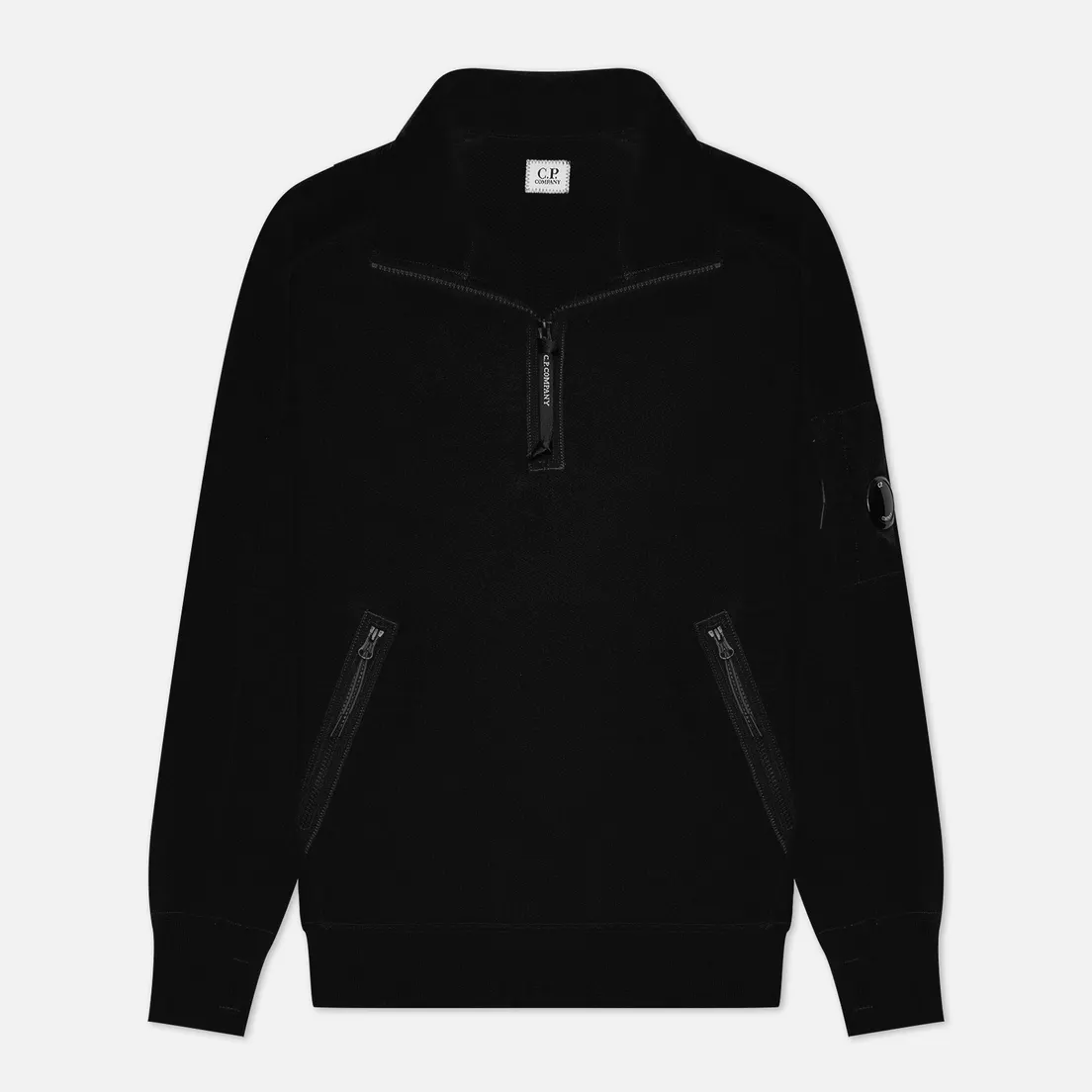C.P. Company Мужская толстовка Diagonal Raised Fleece Half Zip
