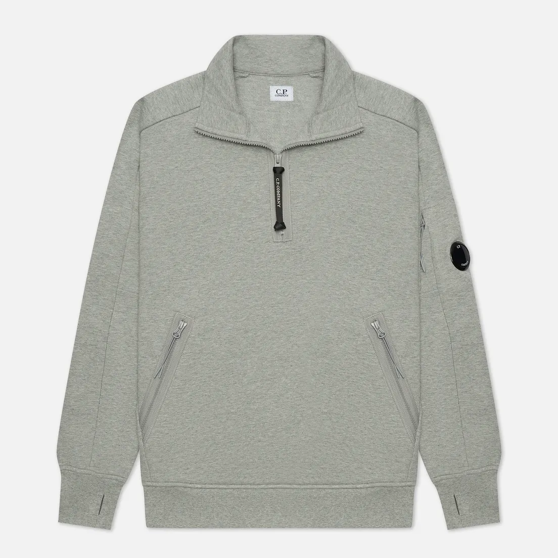 C.P. Company Мужская толстовка Diagonal Raised Fleece Half Zip