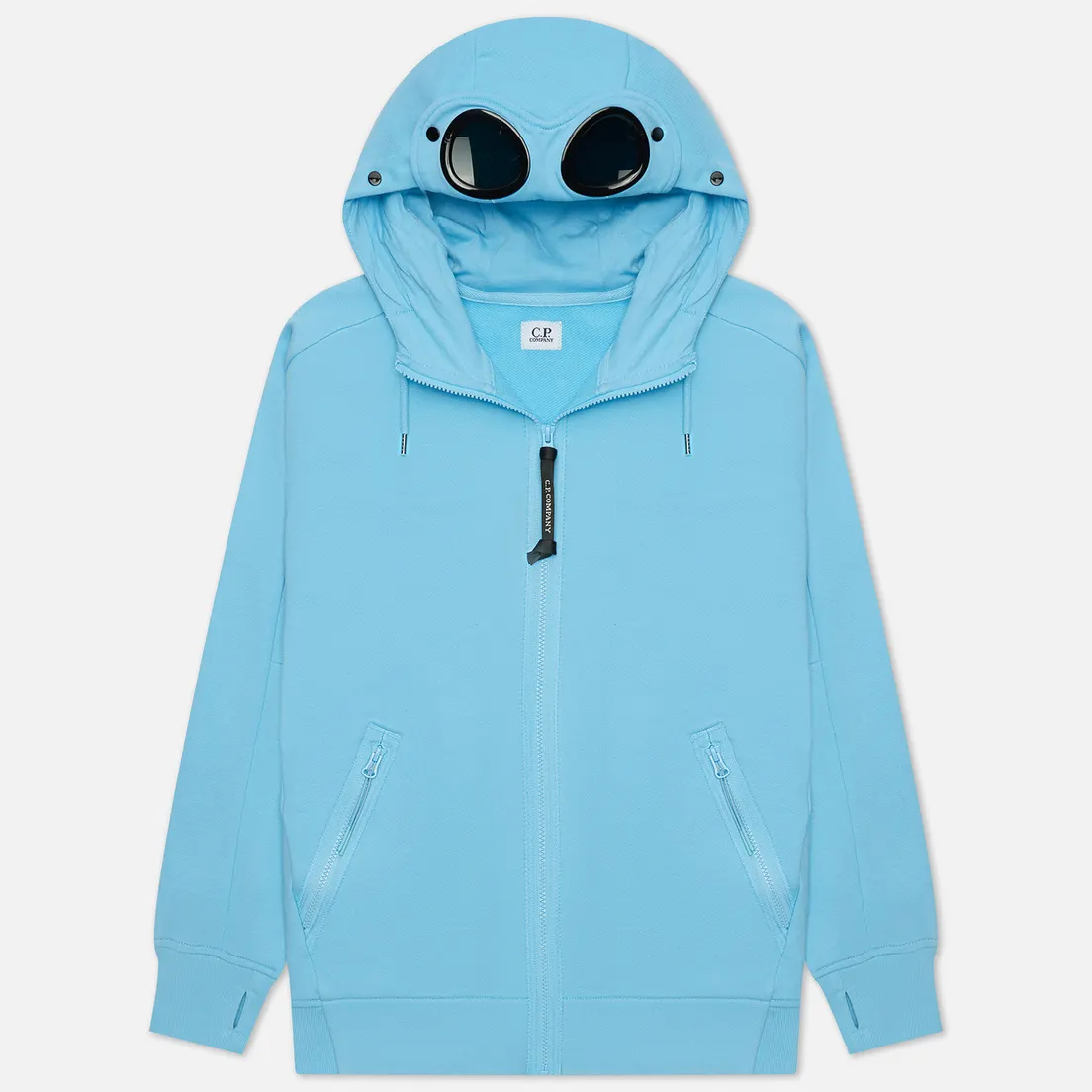 C.P. Company Мужская толстовка Diagonal Raised Fleece Goggle Open Hoodie