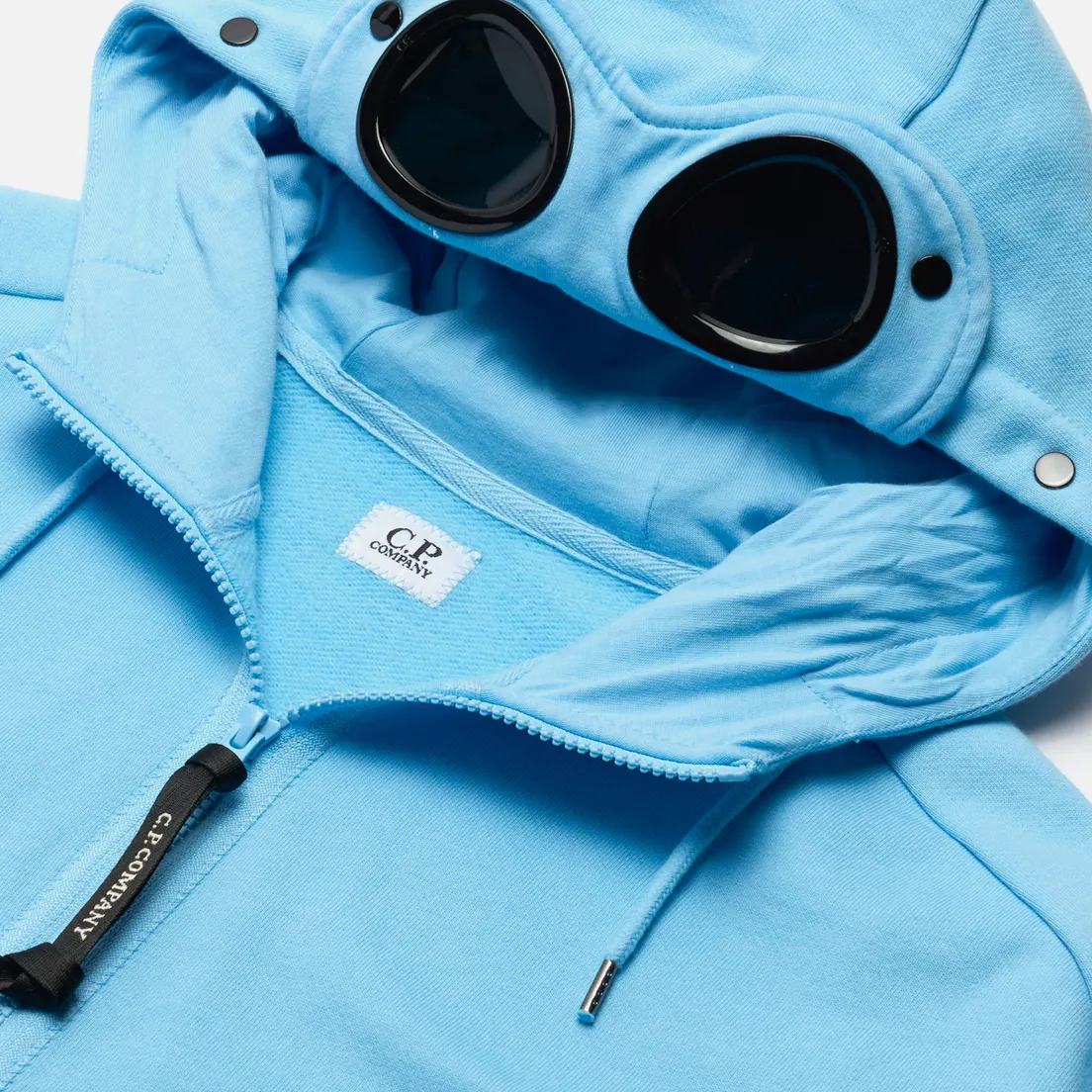 C.P. Company Мужская толстовка Diagonal Raised Fleece Goggle Open Hoodie