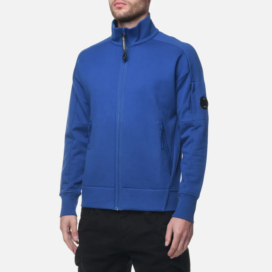 C.P. Company Мужская толстовка Diagonal Raised Fleece Zipped