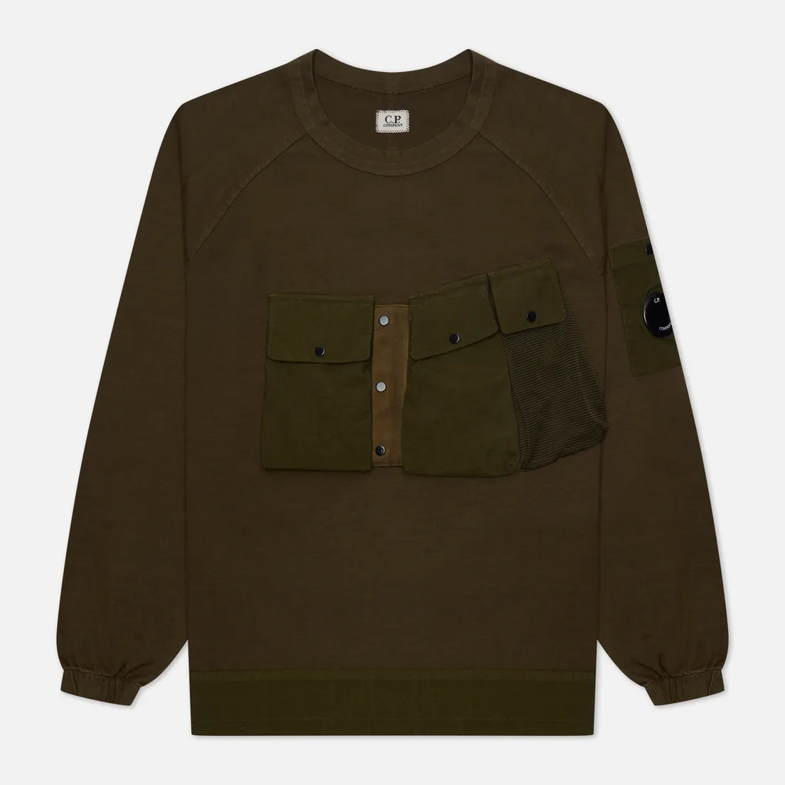 C.P. Company Мужская толстовка Heavy Jersey Mixed Garment Dyed